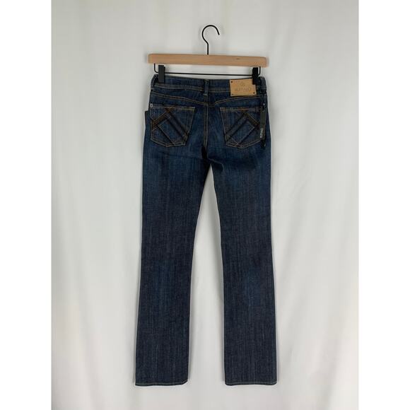Buffalo David Bitton Roxie Low Rise Tulip Leg Denim Jeans Women's Size 24 New - Picture 10 of 11